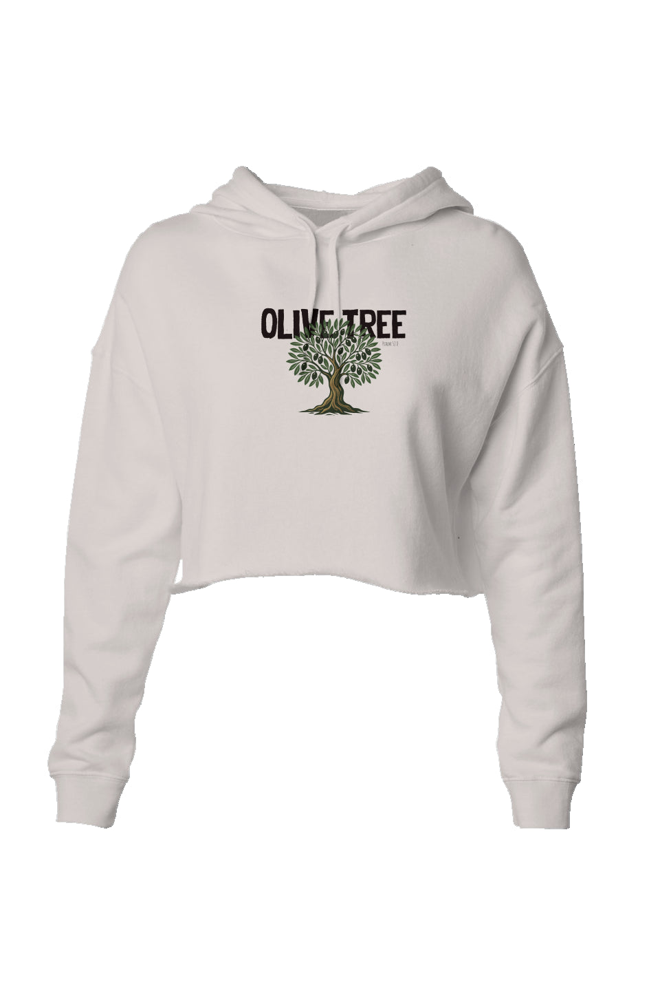 OLIVE TREE | WOMEN CROP HOODIE