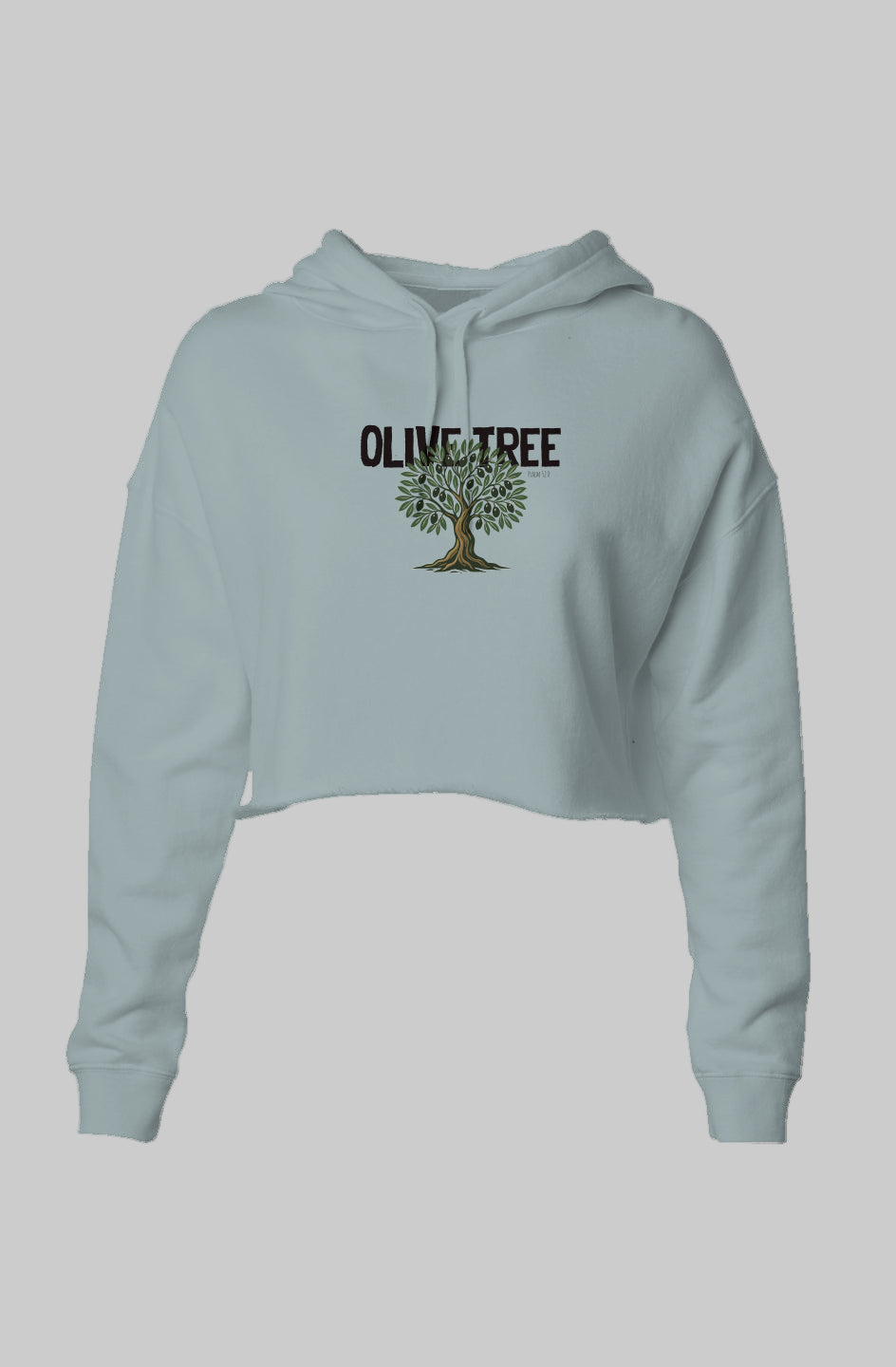 OLIVE TREE | WOMEN CROP HOODIE